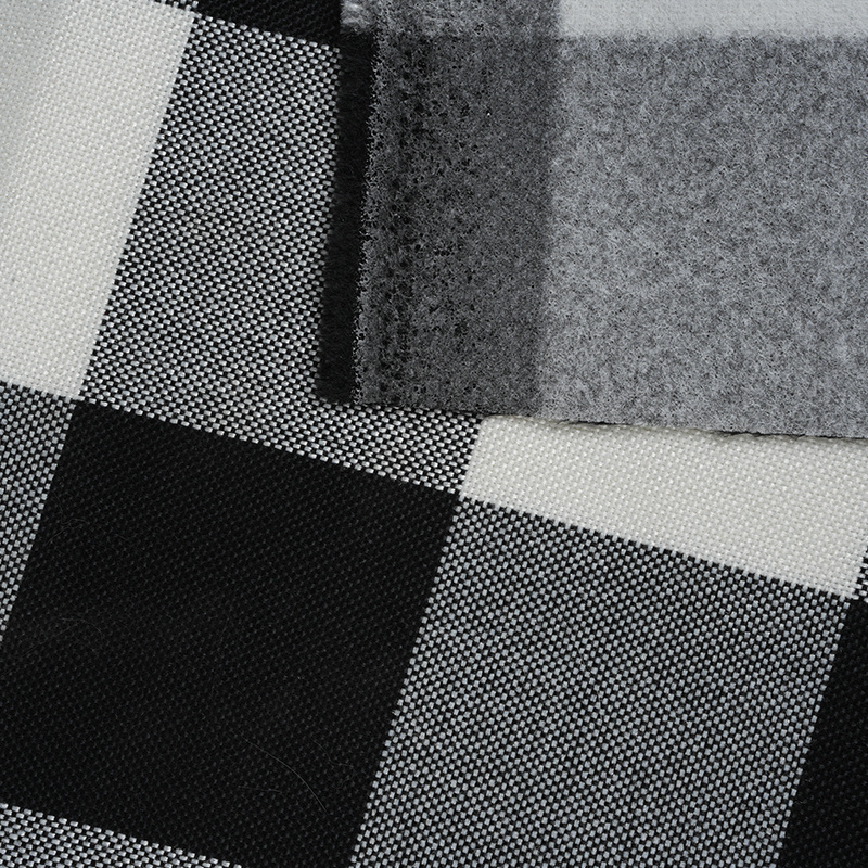 10*10 kostkovaná polyesterová lněná tkanina