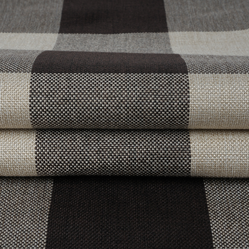 10*10 kostkovaná polyesterová lněná tkanina
