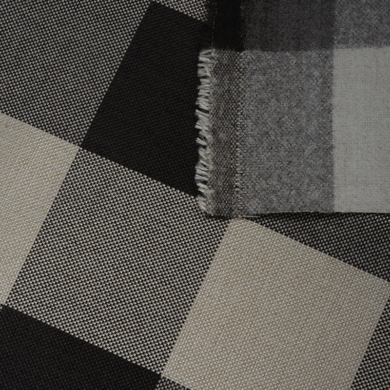 10*10 kostkovaná polyesterová lněná tkanina